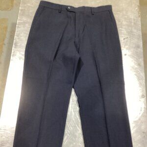 Pronto Uomo Wool Dark Navy Dress Pants